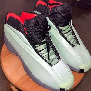 Adidas Men's Athletic Shoes - Mint Green and Black